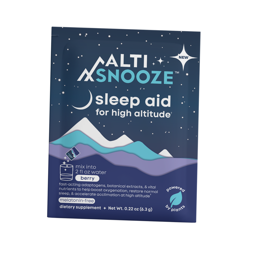ALTISNOOZE sleep aid for high altitude